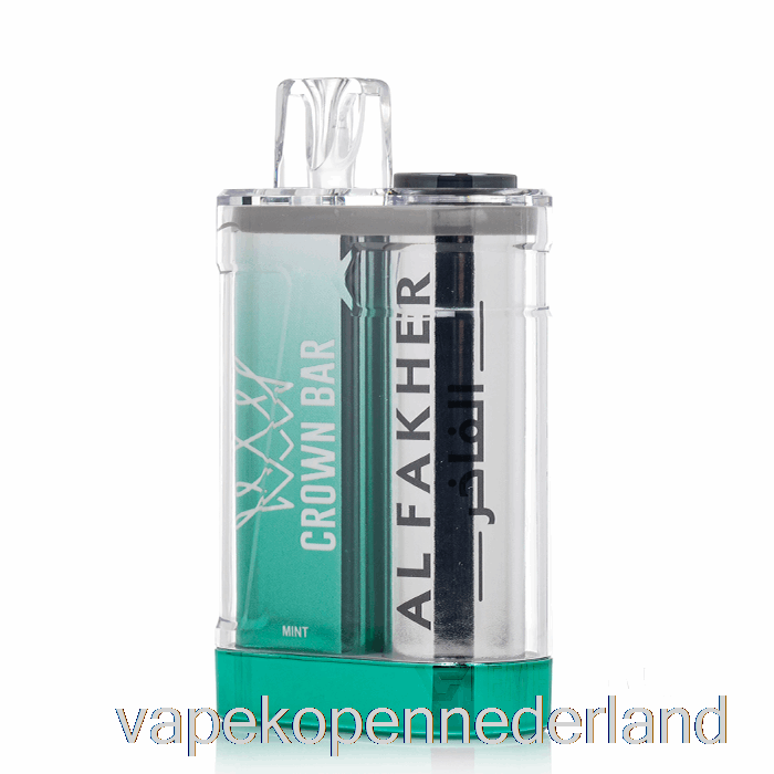 Vape Nederland Al Fakher Kroonstaafje Kristal 9000 Wegwerp Mint